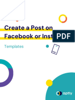 Create A Post On Facebook and Instagram - Template