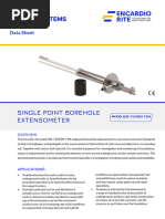 EDS-71V Single Point Borehole Extensometer