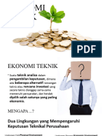 1# Ekonomi Teknik (Time Value of Money, Cash Flow)