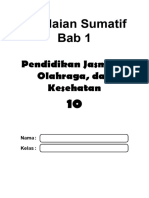 Soal Pjok 10 Uh1