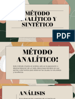 Método Analítico y Sintético