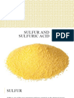 Sulfur and Sulfuric Acid