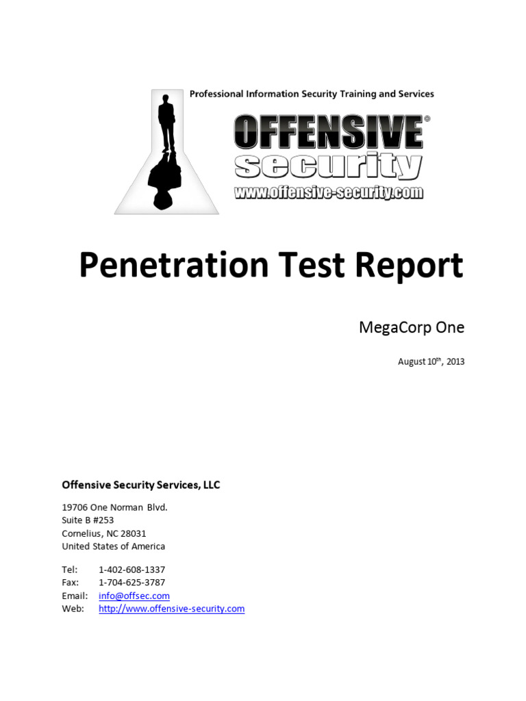 Penetration Testing Report | PDF | Password | Security