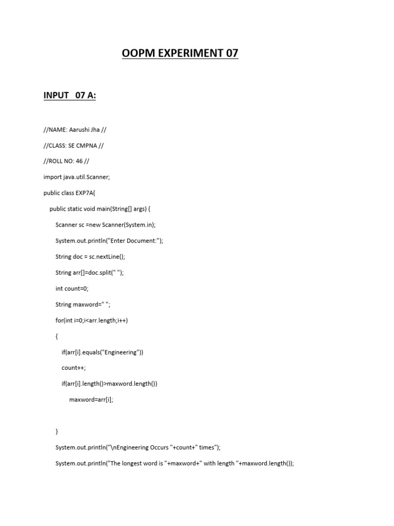 Java Programs for String Manipulation | PDF | Engineering | Computer ...
