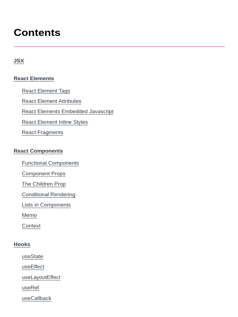 The Only React Cheat Sheet (+ PDF) You Need - Zero To Mastery | PDF ...