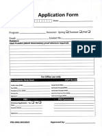 Application Form