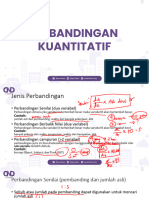 Perbandingan Kuantitatif Coret