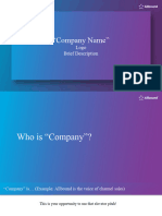 Partner Pitch Deck Template