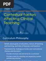 Gaberson Chapter 01 PPT - Teaching Philosophy and Foundations of Clinical Teaching