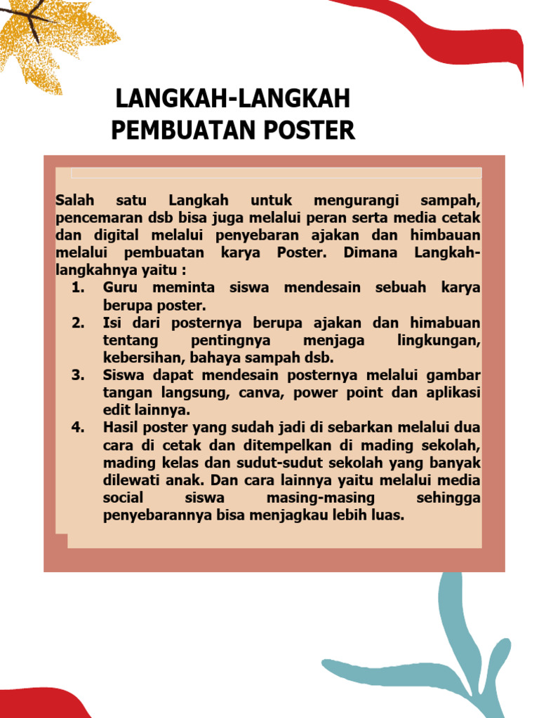 LANGKAH POSTER | PDF
