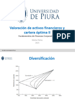 Valoración de Activos Financieros II