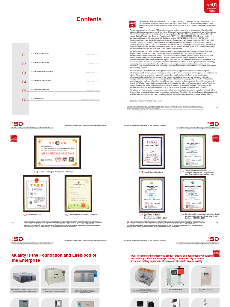 Synthetic Resin Tile Brochure | PDF | Building Insulation | Polyvinyl ...