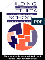 Building An Ethical School A Practical Response To The Moral Crisis in Schools (Robert J. Starr) (Z-Library)