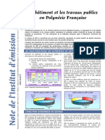 Le Batiment Et Les Travaux Publics en Polynesie Francaise