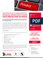 AHRC 2023 Data Protection in Africa Brochure