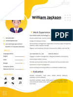 Yellow Abstract Resume-WPS Office