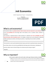 Unit Economics 