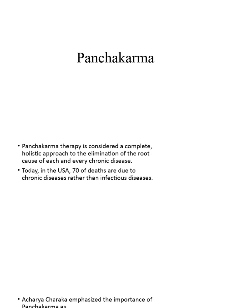 Pancha Karma | Download Free PDF | Ayurveda | Vomiting