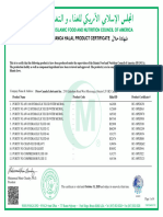 PurityFG - IFANCA Halal Certificate Nov2019