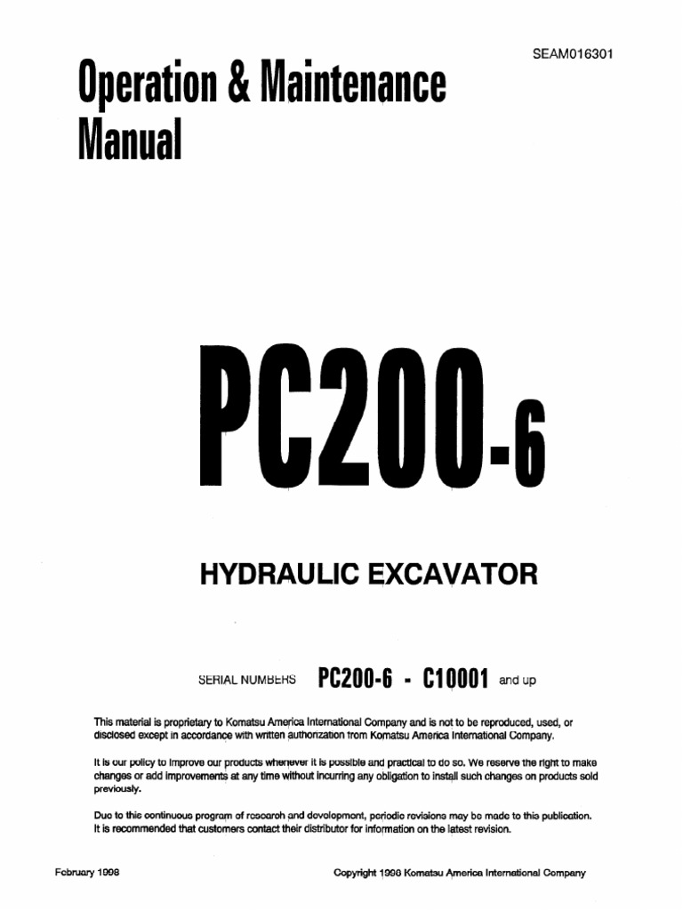 Pc200 6a opps maint manual pdf safety asbestos