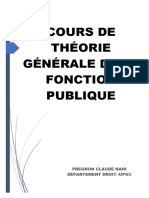 Theorie Generale de La Fonction Publique1