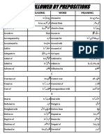 Perposition For Mdcat Words