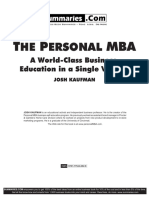 The Personal Mba