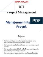 Manajemen Integrasi Proyek