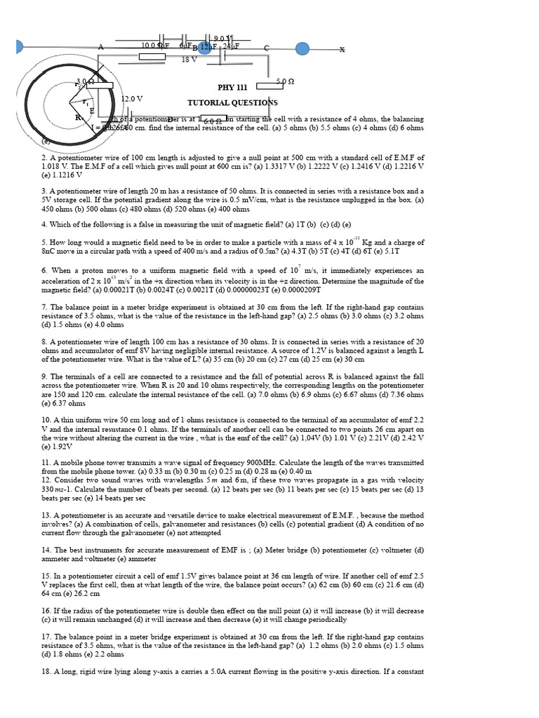PHY 111final 104816 | PDF | Diffraction | Light