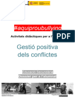 3gestio Positiva Dels Conflictes SECUNDARIA Alumnat