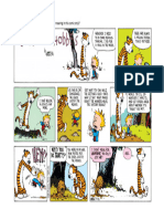 Calvin and Hobbes Cartoon