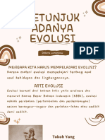 Biologi PETUNJUK ADANYA EVOLUSI - Presentation
