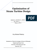 The Optimisation of Steam Turbine Design: Guy Richard Wakeley