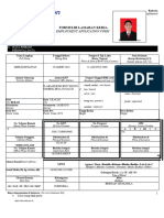 BEST FORM HRG 004 Formulir Lamaran Kerja