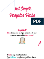 Presentation +Past+Simple+Irregular+Verbs