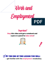 Work and Employment