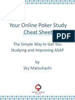 Poker Study Cheat Sheet