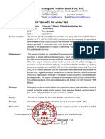 Vitamin D Quantitative Test COA-F2411650FBD