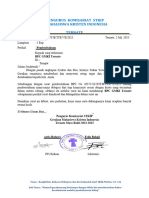 Format Surat Komisariat