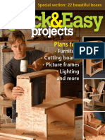 Quick and Easy Projects 22 Beautiful Boxes and Plans For Furniture, Cutting Boards, Picture Frames, Lighting and More