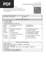 New Regular Passport Application (Adult) : Form No. 1-ENGLISH