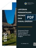 Laporan Pemantauan Ekonomi Dan Fiskal Daerah Edisi - OKTOBER - 2023