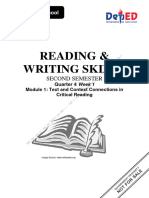 SHS 4th Quarter Reading and Writing Module 1