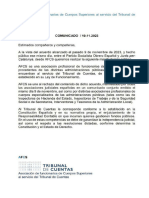 Asociación de Los Cuerpos de Letrados y Auditores Del Tribunal de Cuentas (Amnistía)