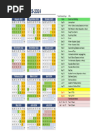 2024 2025DRAFTCalendarModified 2 Web | PDF | Academia