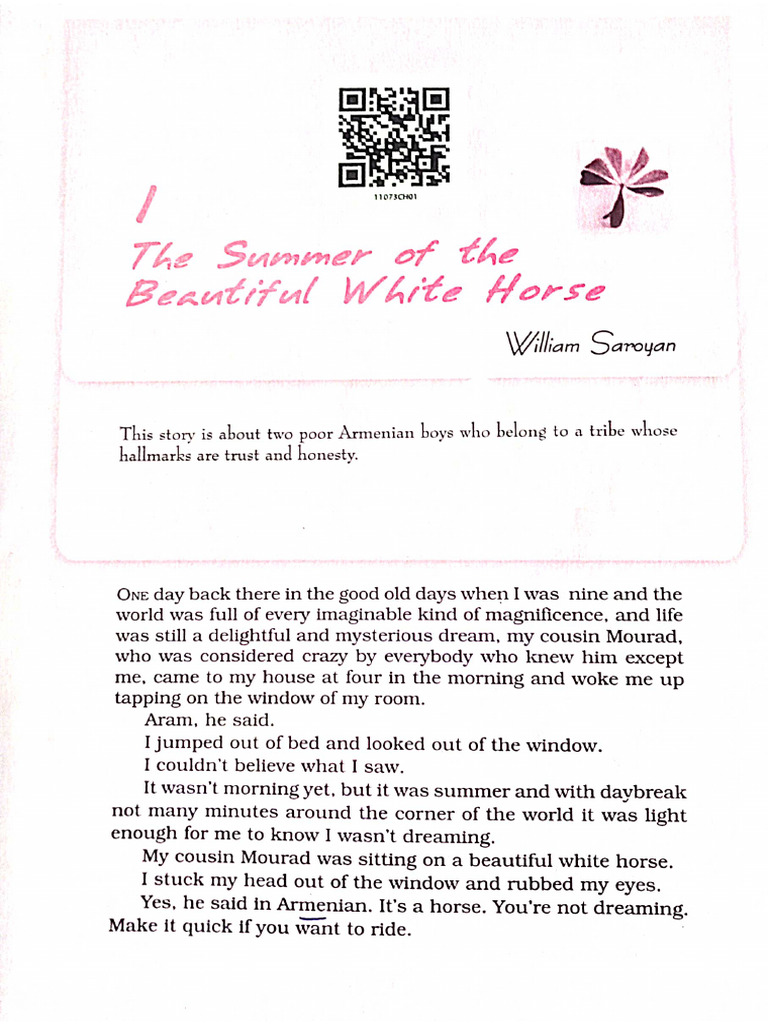 The Summer of The Beautiful White Horse PDF