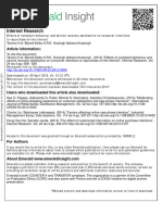 Effects of Complaint Behaviour and Service Recovery Satisfaction On Consumer Intentions