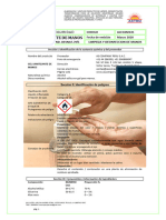 Msds - Alcohol Gel Sanitizante