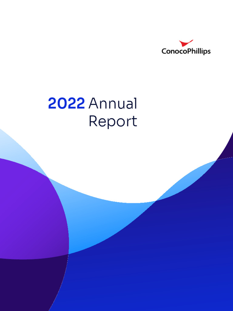 Conocophillips 2022 Annual Report | PDF | Liquefied Natural Gas | Petroleum