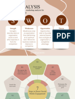 Brown Aesthetic SWOT Presentation